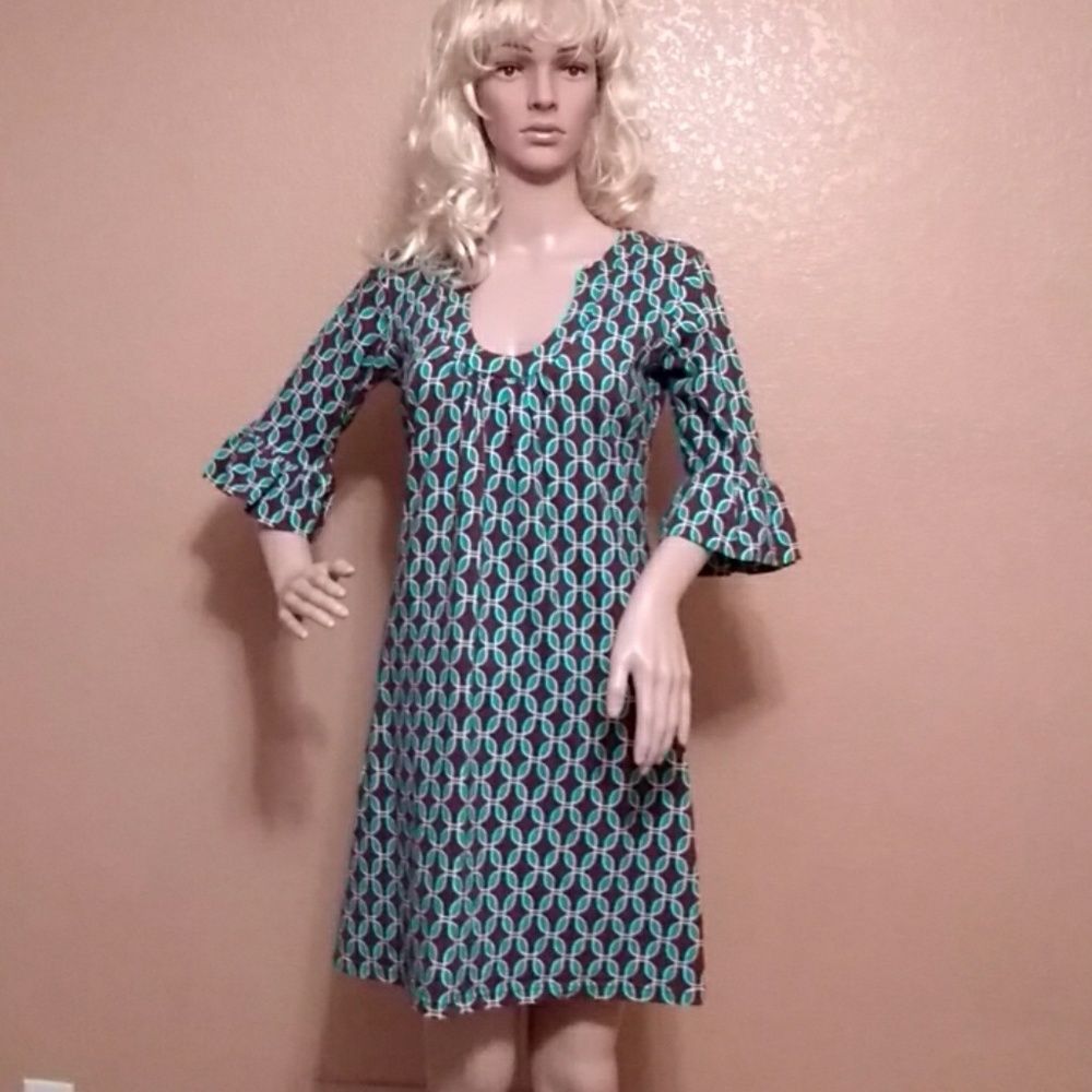 Hp Tracy Negoshian Sz Small Mint Euc Knit Dress